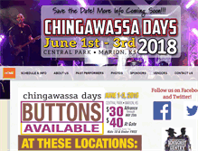 Tablet Screenshot of chingawassadays.com